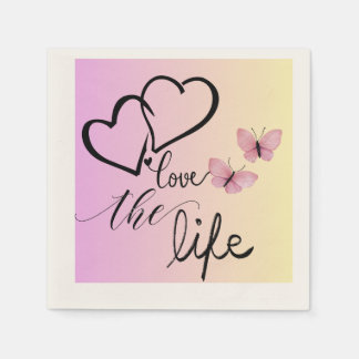 love the life napkin