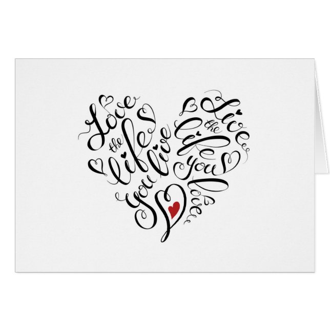 Love The Life You Live (Front Horizontal)