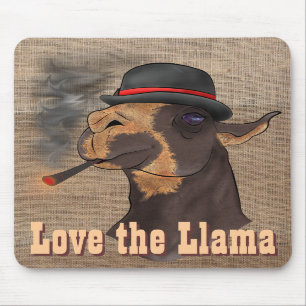 Love the Llama - Mousepad