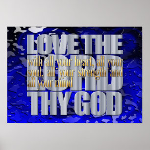 Love The Lord Thy God Poster