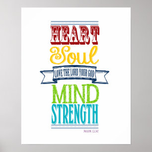 Love the Lord with all your heart Poster
