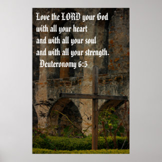 Love the LORD, your God Poster