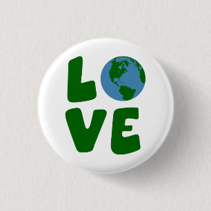 Love the Mother Earth Planet 3 Cm Round Badge