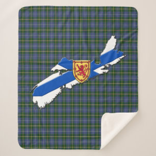 Love the Nova Scotia tartan Sherpa Blanket
