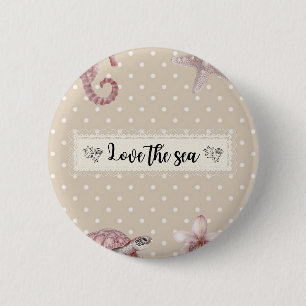 Love the Ocean 6 Cm Round Badge