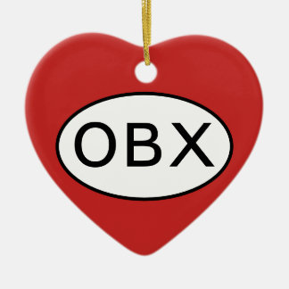 Love The Outer Banks Ceramic Tree Decoration