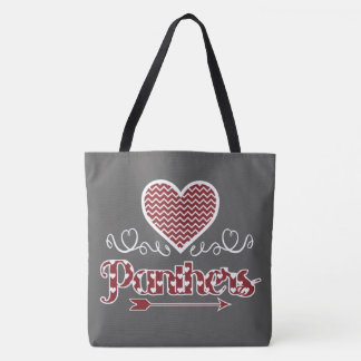 Love the Panthers Personalised Tote (Dark Grey) Bag