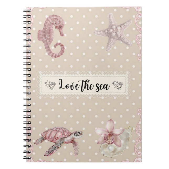 Love the sea Notebook (Front)