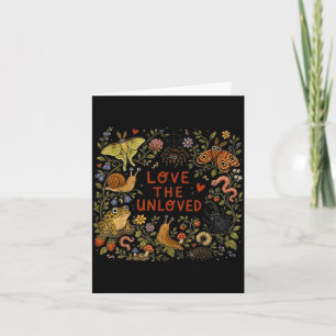 Love the unloved bugs insect entomology card