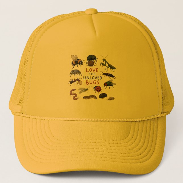 Love the Unloved Bugs Trucker Hat (Front)