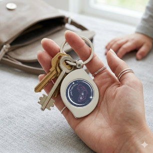 Love Them Both Pro-Life Mother and Baby Swirl  Key Ring