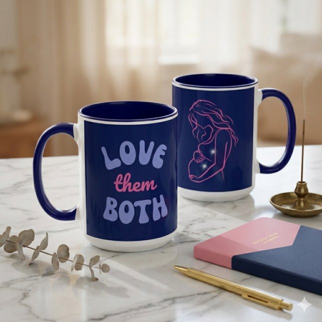 Love Them Both Pro-Life Mum Baby Eternal Soul  Mug (Creator Uploaded)