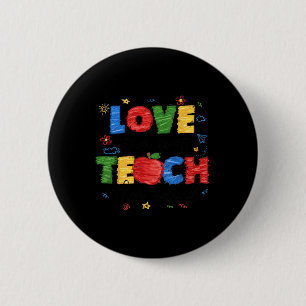 Love Them First Teach Them Second Special Educatio 6 Cm Round Badge