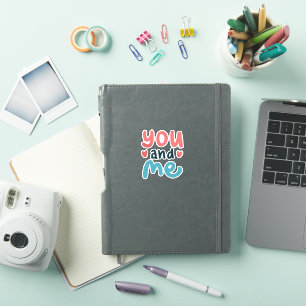Love-Themed Sticker for iPad Cover