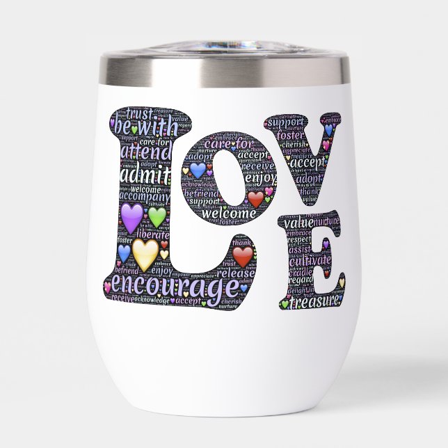 LOVE Thermal Tumbler (Front)
