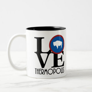 LOVE Thermapolis 11oz Two-Tone Coffee Mug
