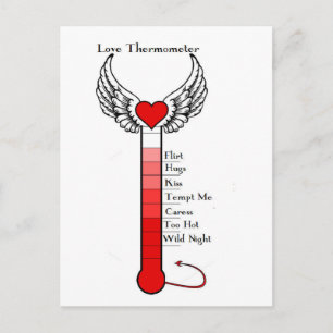 Love Thermometer.jpg Postcard