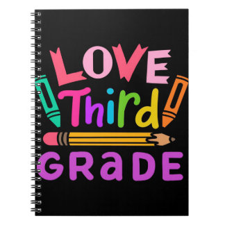 Love Third Grade | Cute Gift | For School Notebook