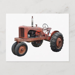 Love Those Old Rusty Tractors Postcard