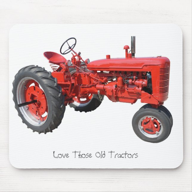Love Those Old Tractors Mouse Mat (Front)