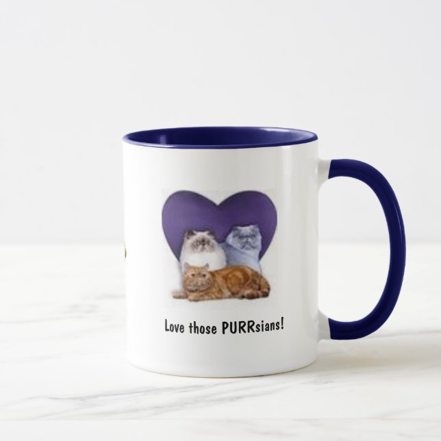 Love those PURRsians! Mug (Right)