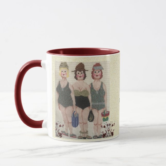 LOVE THOSE WONDERFUL LADIES TEXTURED  MUG (Left)