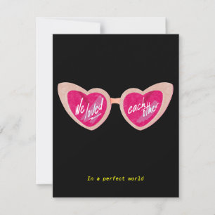 Love Through Rose-Tinted Lenses Card