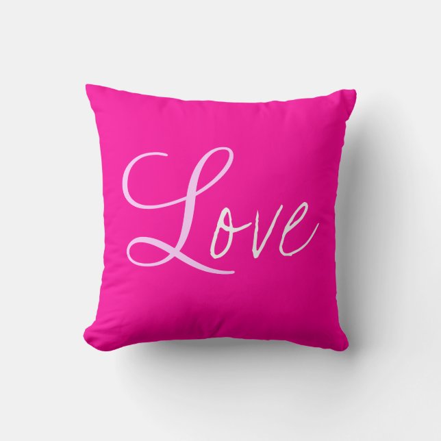 Love Throw Custom Pillow (Front)