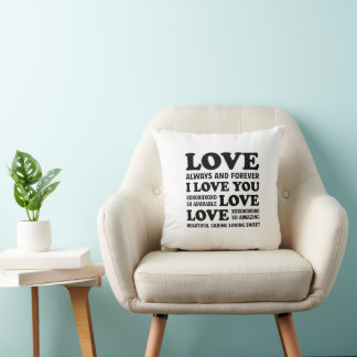 Love Throw Pillow