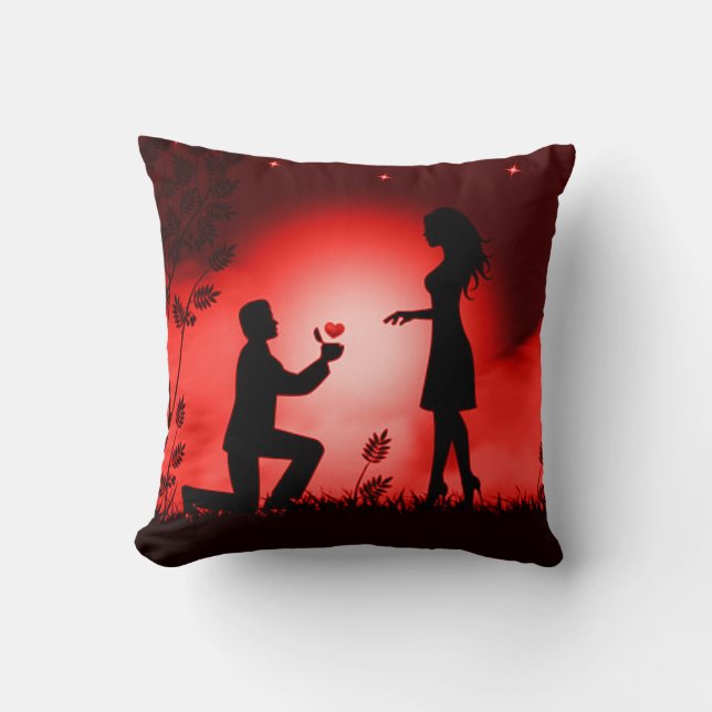 Love throw pillow. cushion (Front)