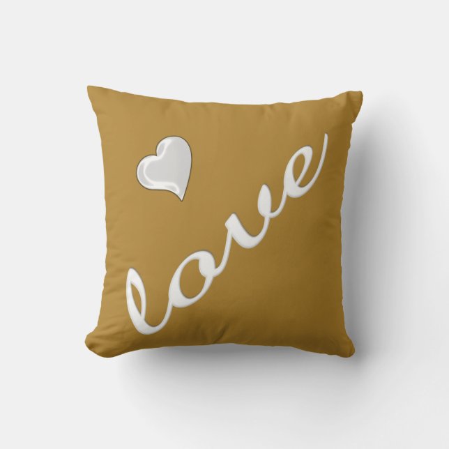 Love Throw Pillow III (Front)