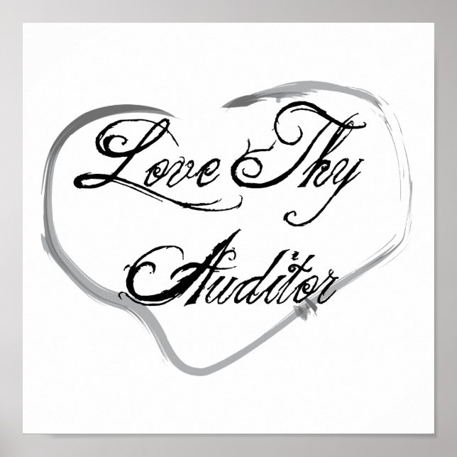 Love Thy Auditor Poster (Front)
