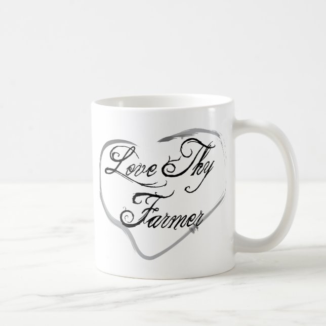 Love Thy Farmer Coffee Mug (Right)