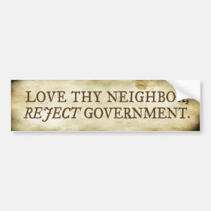 Love Thy Neighbour Bumper Sticker