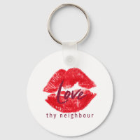 Love thy neighbur quote throw pillow beverage coas