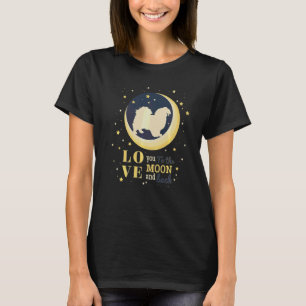 Love Tibetan Spaniel Dog To The Moon T-Shirt