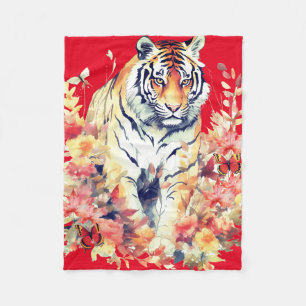 Love Tigers Look no further Fleece Blanket