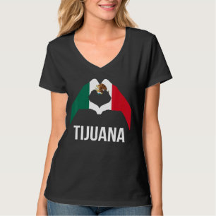 Love Tijuana Mexico Vacation Mexico Flag T-Shirt