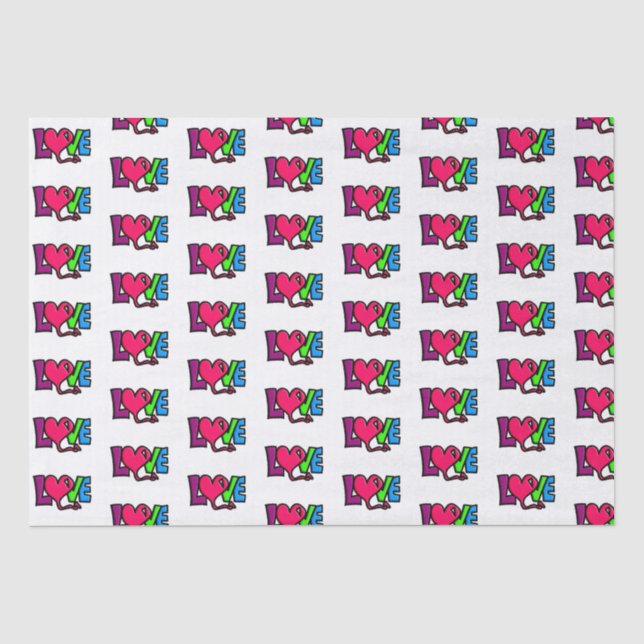 Love Tissue Paper (Front)
