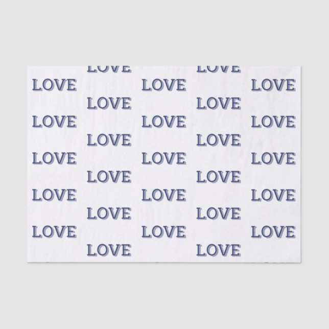 LOVE Tissue Paper (Front)