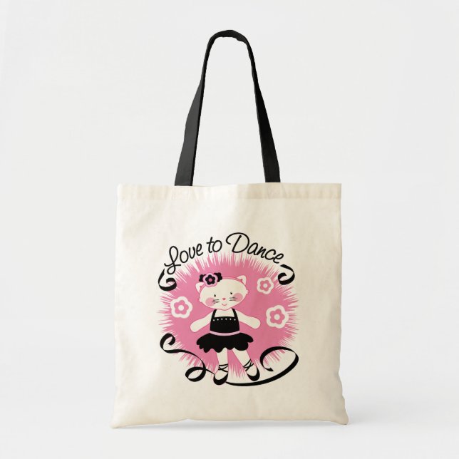 Love to Dance Ballet Tote Bag (Front)