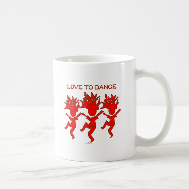 Love To Dance Coffee Mug (Right)