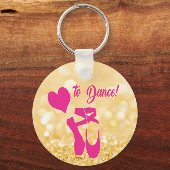 Love To Dance  Key Ring (Front)