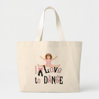 Love to Dance Large Tote Bag