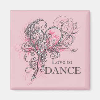 Love to Dance Magnet (customisable)