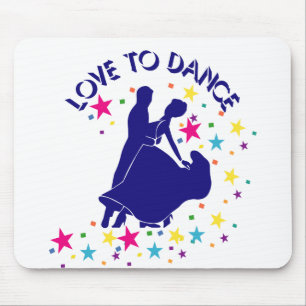 Love to dance mouse mat