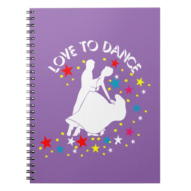 Love to dance notebook (Front)