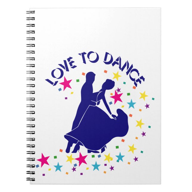 Love to dance notebook (Front)