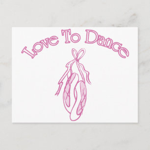Love to Dance Postcard
