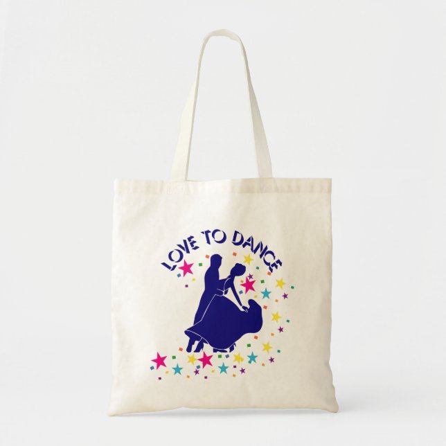 Love to dance tote bag (Front)
